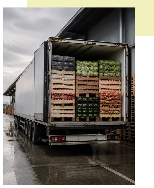 Перевозка плодоовощной продукции в Черемхово по цене от 5213 р. | Агросервис-Чрм